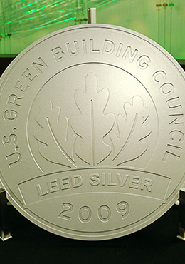 Silver certification for commercial interiors